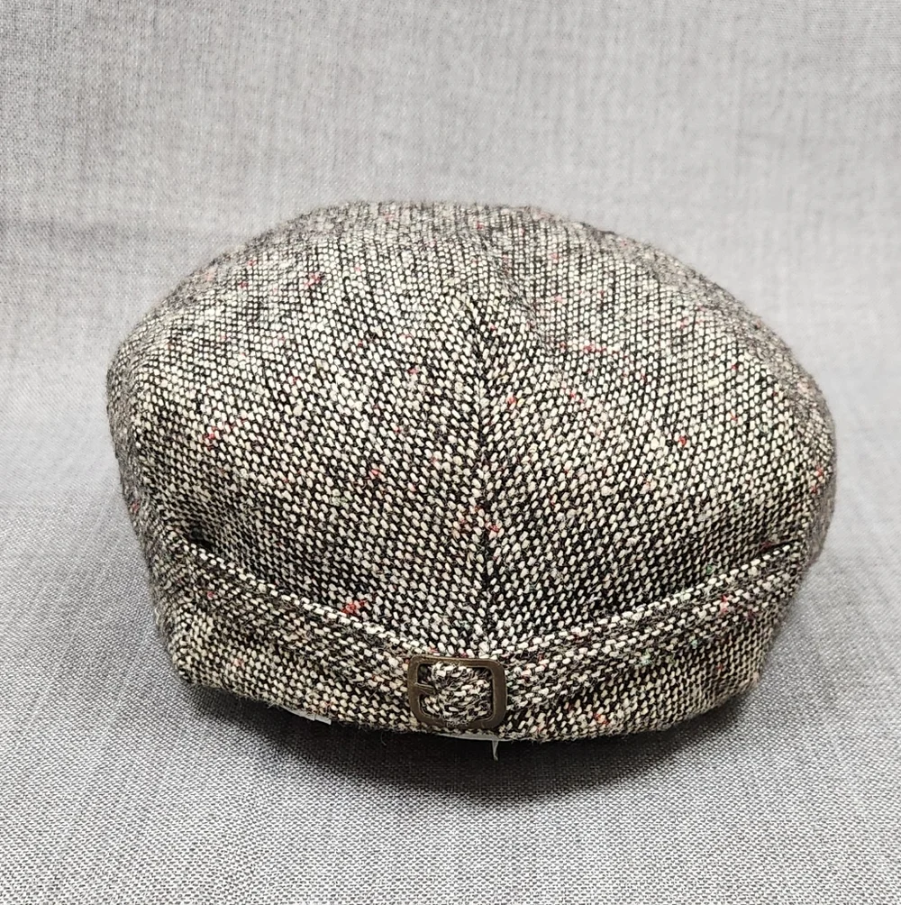Vintage Haband Tweed Touring Herringbone Cap USA Made. lg - Picture 2 of 11